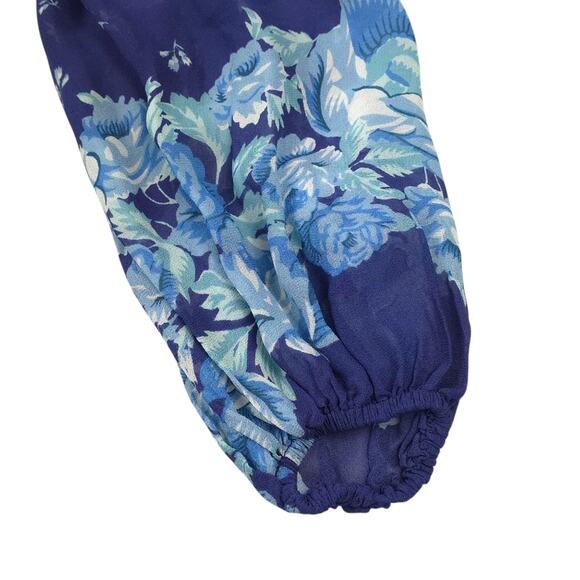 Anthropologie Let Me Be Mock Neck Mini Dress Floral Boho - Picture 9 of 14